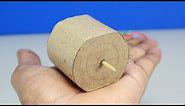 How to Make a DC Motor at Home Easily - Cardboard DC Motor