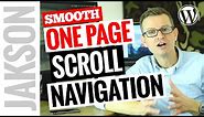 One Page WordPress Smooth Scrolling Menu - How to Use Page Scroll to ID Plugin 2017