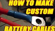 How to make custom length battery cables and wires