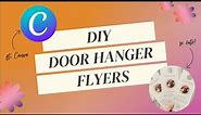 ✨DIY Door Hanger Flyer✨ - Canva Tutorial