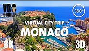 Monaco Guided Tour in 360 VR (short) - Virtual City Trip - 8K 360 3D