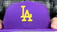 Los Angeles Dodgers OPPOSITE-TEAM Purple Fitted Hat by New Era
