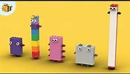 LEGO Numberblocks: How to build 6, 7, 8, 9, and 10 (super easy!)