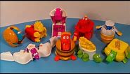 1990 McDINO CHANGEABLES SET OF 9 Series 3 McDONALD'S HAPPY MEAL TOYS COLLECTION VIDEO REVIEW