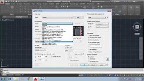 How to convert autocad file into Pdf(Plotting/printing)