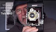 Teb No5 a 120 year old folding camera. A story of Me and Teb
