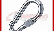 Electric Galvanized DIN5299D Snap Hook with Screw Zinc Plated, snap hook, mild steel snap hook, snap hook with screw - Dawson Group Ltd. - China Manufacturer, Supplier, Factory