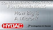 Contamination Fundamentals: How Big is a Micron?