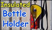 How to sew insulated drink bottle holder DIY easy water bottle bag