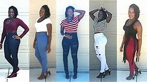 Super High Waist Jeans LOOKBOOK| Tall SLIMTHICK Women| FASHION NOVA