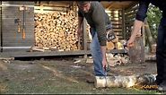 How to use the log hooks and tongs together