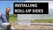 Roll up sides for Greenhouses - How to Install for Improved Ventilation