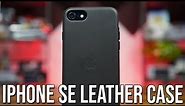 iPhone SE 2022 Apple Leather Case Review