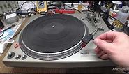 Servicing & Setting up a Technics SL-1300 Turntable