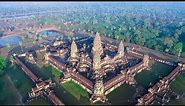 Angkor Wat Cambodia from the sky | 2018
