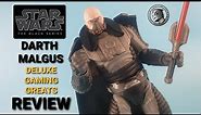 Darth Malgus star wars black series deluxe gaming greats action figure review