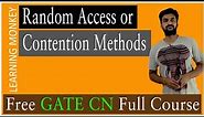 Random Access or Contention Methods || Lesson 37 || Computer Networks || Learning Monkey ||