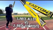 Easton XL1 vs. Easton XL3 | 2-Piece Composite vs. 1-Piece Alloy BBCOR Bat Review