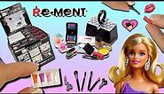 Barbie Doll Miniature Make up Collection - Dollhouse Toy Cosmetic Rement