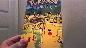 Pokémon Pikachu party VHS tape