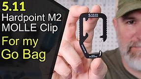 5.11 Hardpoint M2 Carabiner for MOLLE Go Bag