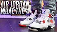 COP OR NOT ? AIR JORDAN 4 "WHAT THE" REVIEW AND ON FOOT IN 4K