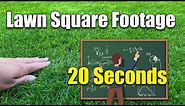 Lawn Square Footage Calculator