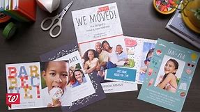 Create Double Sided Post Cards at Walgreens