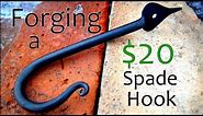 $20 for a Hook? // How to Forge a Hook with a Spade End