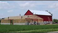 Ohio Amish Barn Raising - May 13th, 2014 in 3 Minutes and 30 seconds