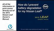 Nissan Leaf - 12 Tips to Extend Battery Life and Slow Degradation