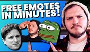 How To Make & Animate Twitch Emotes For FREE (No Software!)