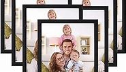 Giftgarden 8x10 Picture Frame Multi Photo Frames Set for Wall Decor or Tabletop Display, 7 Pack, Black