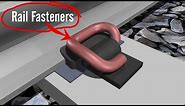 Why rail #fasteners used | #railjoints #spikes | #e-clip fastening system | #letsgrowup