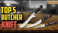 ✅ Top 5: Best Butcher Knives Review [Butcher Knives Buying Guide]