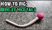 How To: Rig Mice Tails Using Mosquito Hooks