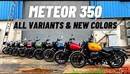 2022 Royal Enfield Meteor 350 | All Variants | New Colors | Customized Colors !!