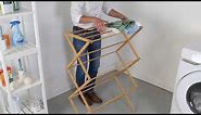 Honey-Can-Do Collapsible Bamboo Drying Rack