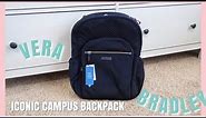 UNBOX and REVIEW Vera Bradley Iconic Campus Backpack in Navy Blue