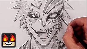 How To Draw Ichigo Kurosaki | Bleach Sketch Tutorial