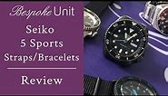 Seiko 5 Sports Watches - Overview Of Bracelet & Strap Options