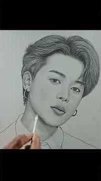 Pencil Drawing BTS " Jimin "#drawing #bts #btsdrawings