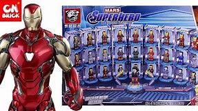 Unoffical LEGO IRON MAN HALL OF ARMOR 28 MINIFIGURES SETS TIGER71132 Unofficial lego lego videos