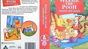 Closing of 'Winnie the Pooh - Sharing and Caring' (1995, UK VHS)