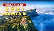 Walk China 4K - Mount Emei - Top Tourist Attraction in Sichuan Walking Tour