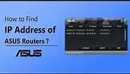 How to Find IP Address of ASUS Routers | ASUS SUPPORT