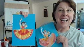 Cinco de Mayo Spanish Dancer Craft for kids
