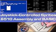 C64 Joystick-Controlled Sprites in Assembly and BASIC