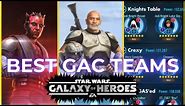 40 Best GAC Teams RANKED in SWGOH (No Galactic Legends)
