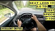 2015 Seat Leon FR 2.0Tdi 150HP HATCHBACK | POV TEST DRIVE | 0-100 | SPECS